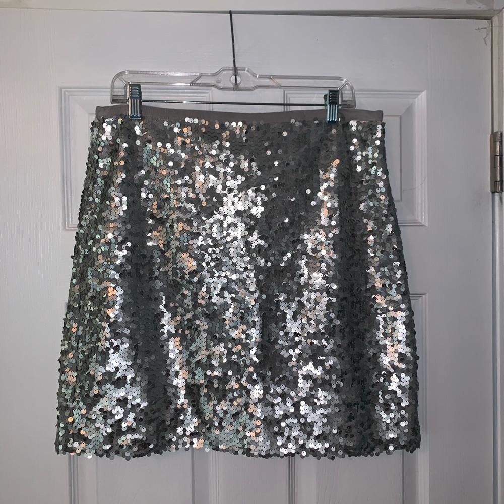 JCrew Factory sequin skirt